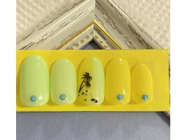 縦グラデ＆ヤシの木☆6,800円