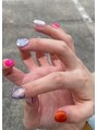 ソウ 難波店 nail salon Sou&nbsp;おっきめなパーツで個性派ネイル♪
