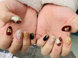 【ほり】和柄ネイル