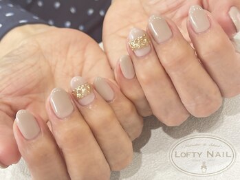ロフティーネイル 駒川店(Lofty Nail)/お上品なリングネイル