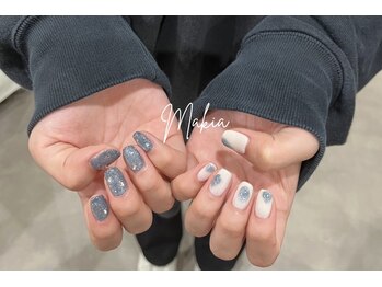 マキア(Makia)/マグネットネイル(アート追加)