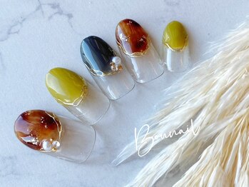 ネイルアンドアイラッシュ ボネール 銀座店(lash Bounail)/フレンチ べっ甲