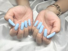 ヤシネイル(Yashi Nail)/チップ長さだし　ワンカラー