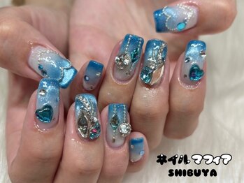 ブルーネイル/マグネットネイル