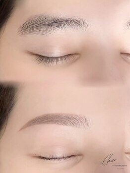 シェール(cher)の写真/【メイクレクチャー付き◎】「眉毛が薄い」「形が決まらない」などのお悩みを解決！毎日のメイクが楽に！