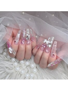 エミューネイル(EMU NAIL)の写真/駅近好立地♪豊富なパーツで盛りたい!!派手にしたい!!という方に◎ジェル定額¥10000/スカルプ定額¥13000★