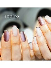 グラデーション×フレンチ