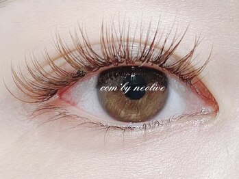 コム 草加マルイ店(com by neolive)/パリジェンヌ×オレンジブラウン