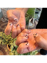ハート　ホロ　モノトーン