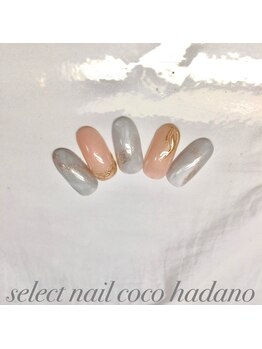 セレクトネイル ココ 秦野店(SELECT NAIL COCO)/ミラーとニュアンス