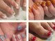 サロン105(salon 105)の写真/シンプルな中にもトレンドや個性を取り入れたデザインをご提案♪可愛くキレイだけでなく持ちの良い爪先に☆