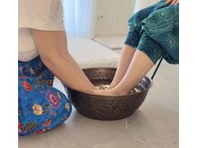 ふわっとリリィ(ふわっとLily)の雰囲気（ロングコースには施術前に足湯が付いております♪）