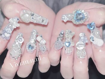 ヴィヴィアン 池袋西口店(Vivian)の写真/当店パーツつけ放題(ベース2色付)￥15,980→￥7,980！華やかデザインで指先を美しく♪