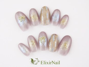 エリクサーネイル 長堀橋(Elixir Nail)/定額aシンプル/クーポン使用