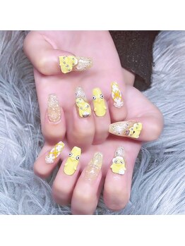 オオトリ様ネイル 3D スカルプ