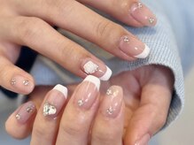 リン 恵比寿(RiN.)/フレンチローズネイル　akane