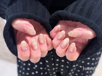 ルムー(lumuu.)の写真/大人女性の心を掴む上品な高クオリティのデザイン多数ご用意◎爪の形・長さ・形がキレイに見える美爪に♪