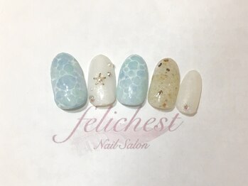 フェリーチェスト(felichest)/ラグーンネイル＊水面ネイル