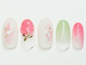 アンドシュシュネイル(&CHOU CHOU nail)/定額￥７９８０