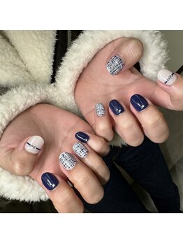 チャイ 大阪上本町店(chai)/ツイードネイル