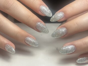 ジョアネイル(JOA Nail)/ラメ/ワンカラー/シルバー