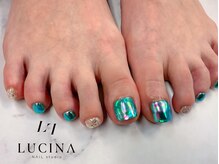 ネイルスタジオ ルキナ(LUCINA)/H-787うるうるフットネイル