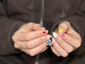 アース コアフュールボーテ 高岡店(EARTH coiffure beaute)/持ち込みデザインネイル