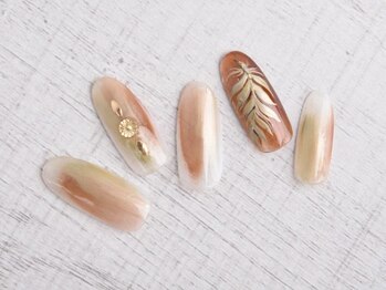 ラルネイル 大宮(Lull. nail)/＊塗りかけ＊ブラウンフェザー＊