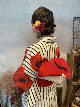 ララチッタ(L'la citta)/長岡川西 美容室 浴衣着付