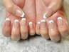 ハンド◆フレンチネイル　(初回,当店オフ/ケア込) 　¥7000