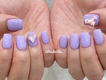 ワンダーシー(WonderShe)/ワンカラー×大きめパーツ