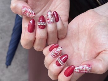 リリー 薬院店(Lily)/ツイードネイル