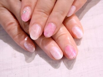 ラルネイル 大宮(Lull. nail)/*ピンク*大理石*
