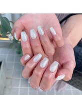 ミントリーフ バイ リート(Mint leaf by Reat)/ホワイトラメネイル