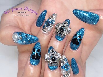 アン ジョーヌドラゴ/【ロングネイル】青ネイル