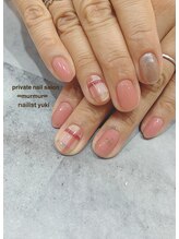 プライベート ネイルサロン マーマ(murmur)/チェックネイル