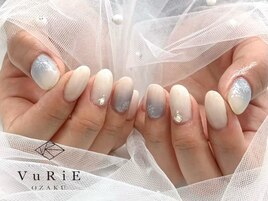 雪の結晶ネイル