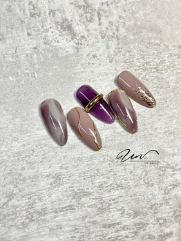 アンドットネイルズ(UN.nails)/メイン6本コーディネート