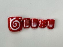 ネイルメゾン 天神店(NAIL MAISON)/ぐるぐるワンカラードット¥8500