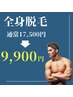 【全身ツルツル】全身脱毛（光脱毛/顔・VIO含）17,500円→初回お試し9,900円