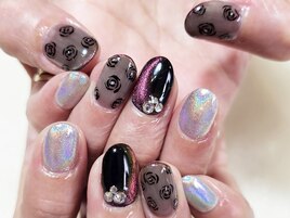 バラアートネイル