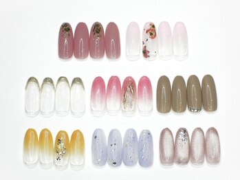 ネイル セン ジジ 仙台店(Nail 1000 ZIZI)/(ジェル)シンプルネイル