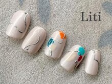 リティ(Liti)/No.114 Art(B) ニュアンスネイル