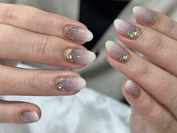 ネイルサロン プール ヴー(Nail Salon Pour Vous)/【人気定期】ミラーラインネイル