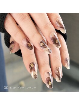 【艶】769.ブラックフラワー