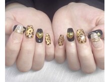 ハラ(Hara)/ミラー　柄ネイル