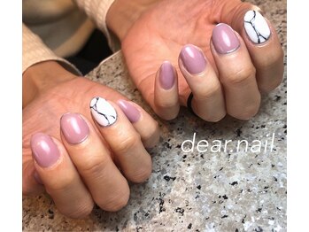 ディアネイル(dear.nail)/大理石ネイル