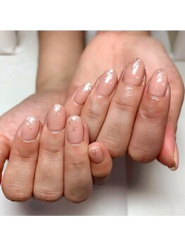 アイリッシュネイル 久屋大通店(Irish Nail)/maogel先端ラメちらし