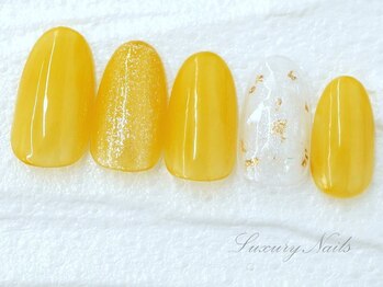 ラグジュアリーネイルズ カワグチ(Luxury Nails Kawaguchi)/平日限定☆モテ可愛デザイン