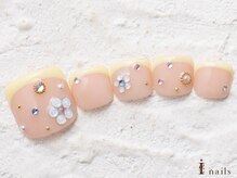 アイネイルズ 横浜WEST店(I-nails)/フレンチビジュー10480円